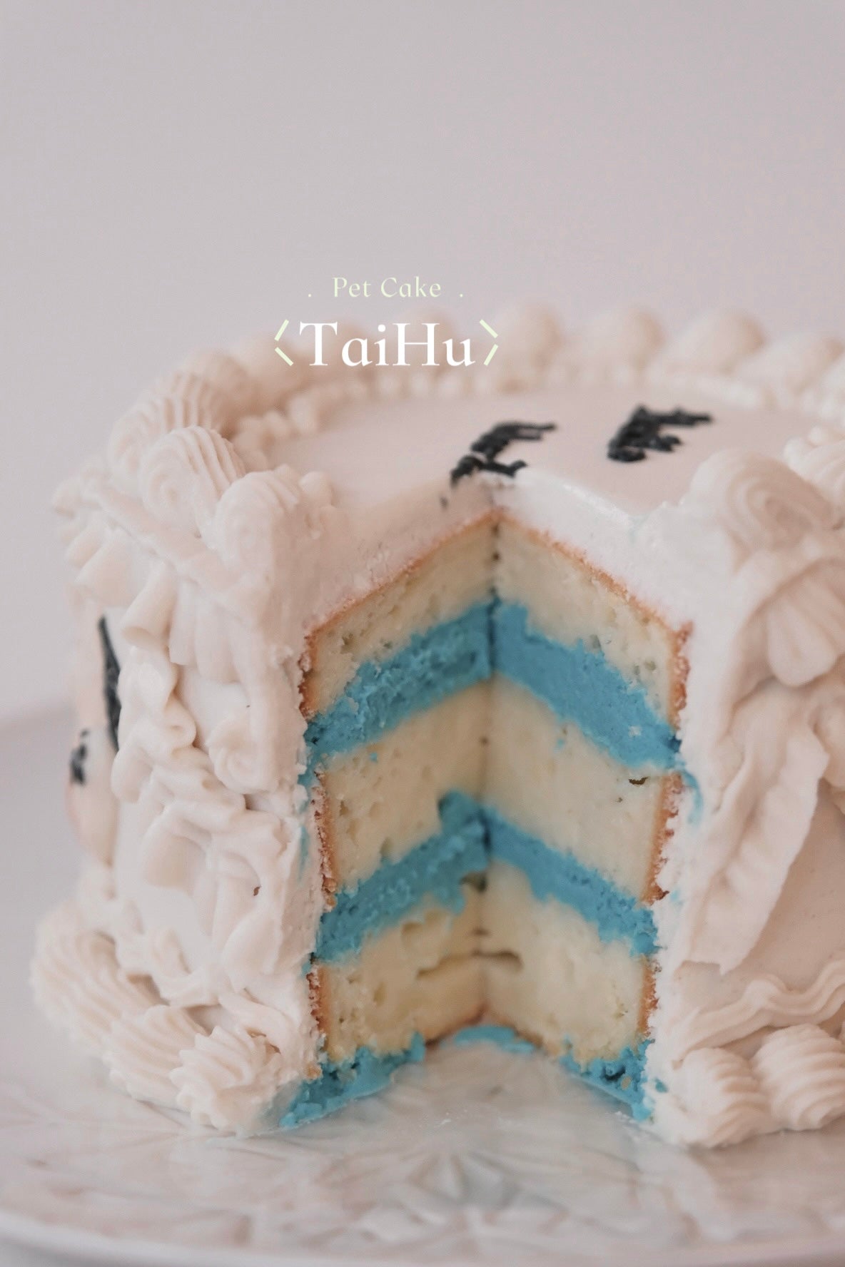 36. Gender Reveal Pet Cake