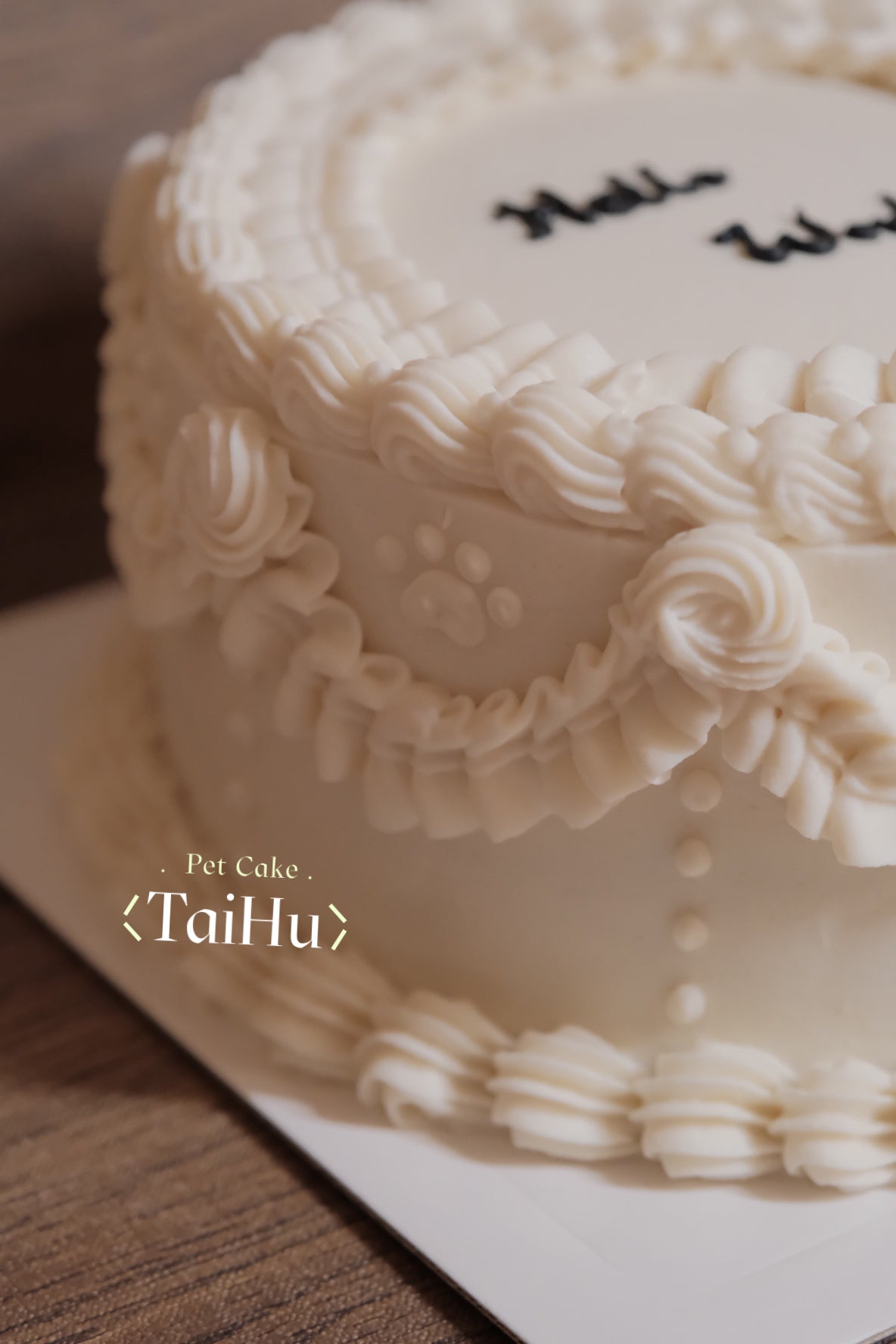 36. Gender Reveal Pet Cake